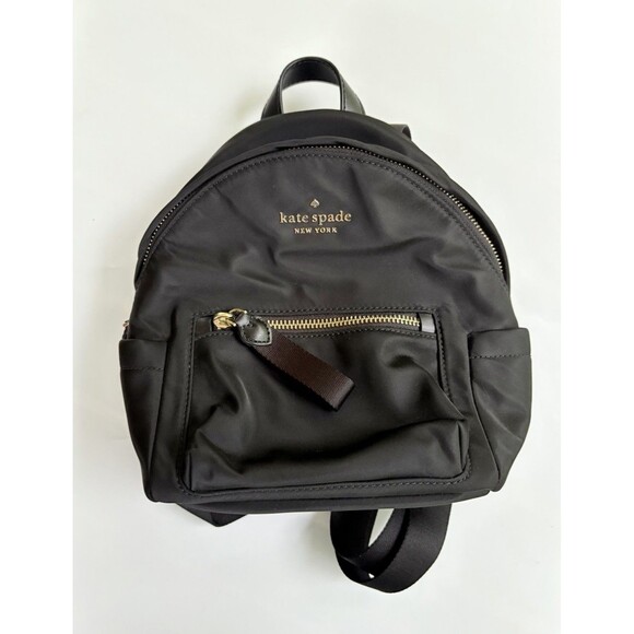 Kate Spade New York Chelsea Medium Nylon Backpack - Black - Picture 1 of 7